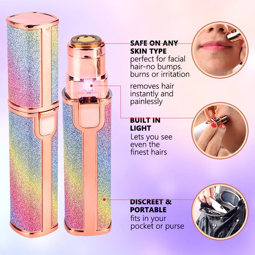 Electric Hair Remover Trimmer For Women Rechargeable 2 in 1