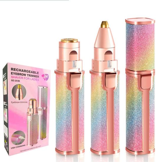 Electric Hair Remover Trimmer For Women Rechargeable 2 in 1